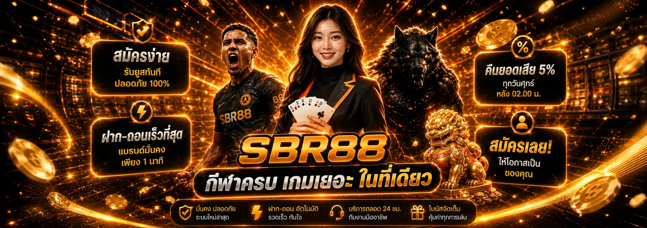 SBR88 ทางเข้าเว็บตรง สมัคร สล็อตและคาสิโนออนไลน์